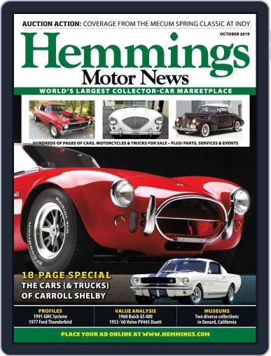 Hemmings Motor News October 1st, 2019 Digital Back Issue Cover