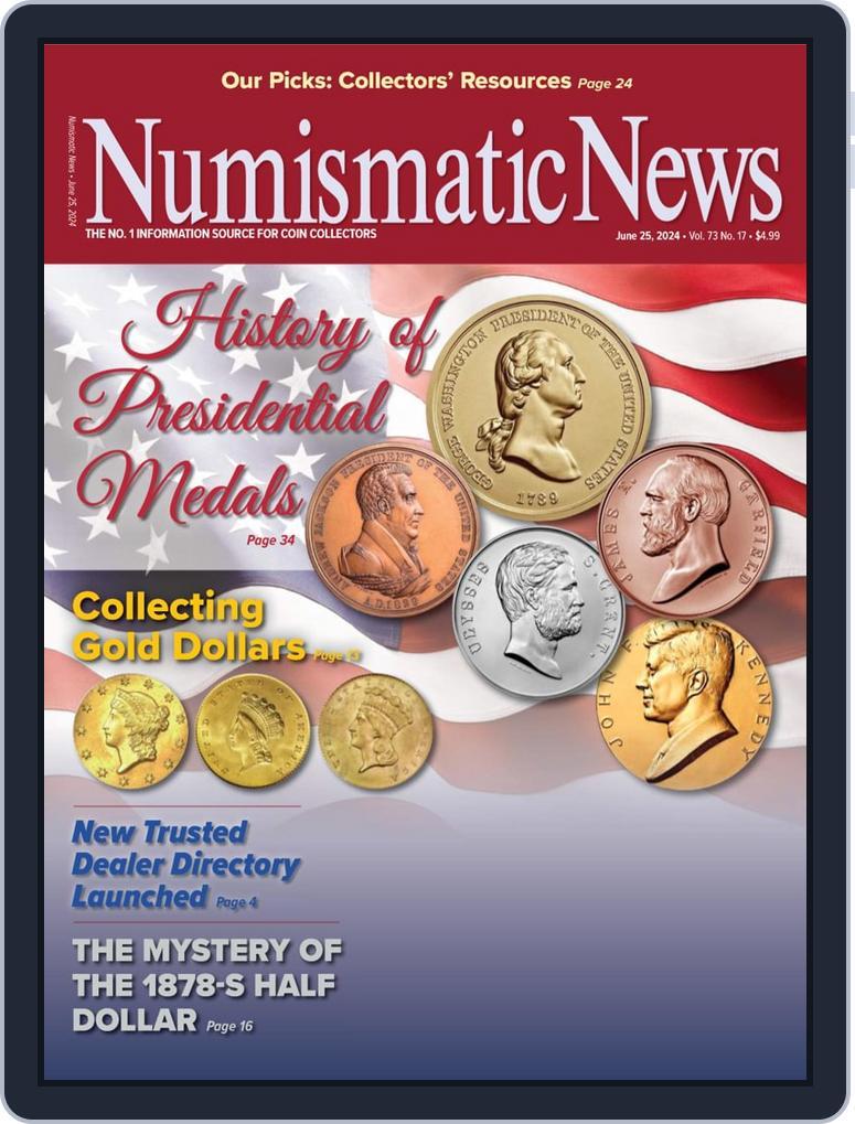 Numismatic News (Digital) Subscription                    June 25th, 2024 Issue