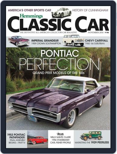 Hemmings Classic Car November 1st, 2016 Digital Back Issue Cover