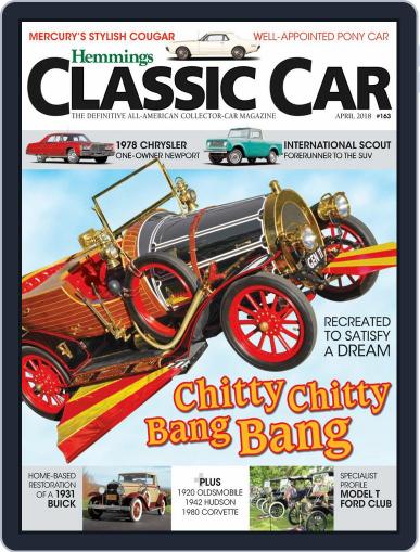 Hemmings Classic Car April 1st, 2018 Digital Back Issue Cover