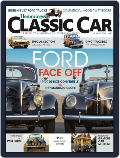 Hemmings Classic Car August 1st, 2018 Digital Back Issue Cover