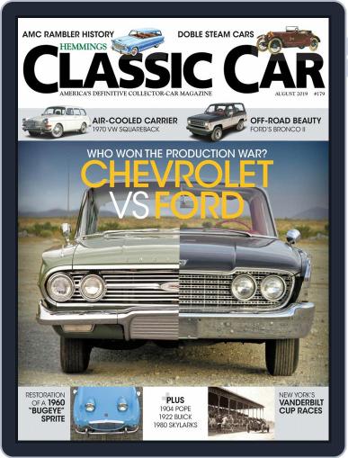 Hemmings Classic Car August 1st, 2019 Digital Back Issue Cover