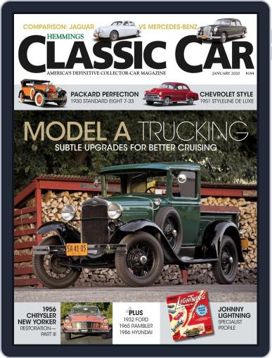 Hemmings Classic Car January 1st, 2020 Digital Back Issue Cover