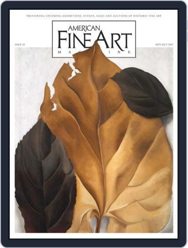 American Fine Art September 1st, 2017 Digital Back Issue Cover