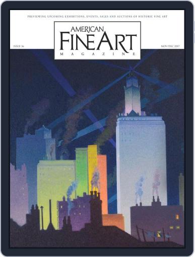 American Fine Art November 1st, 2017 Digital Back Issue Cover