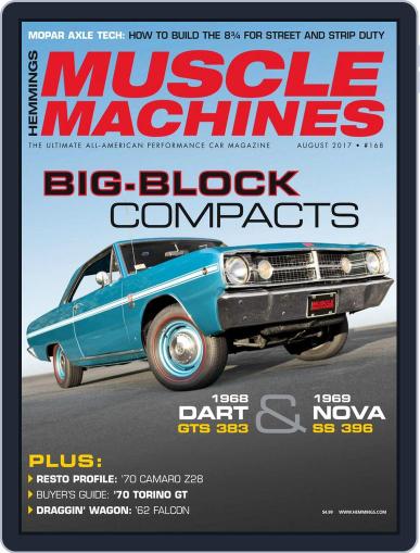 Hemmings Muscle Machines August 1st, 2017 Digital Back Issue Cover