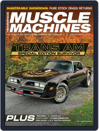 Hemmings Muscle Machines January 1st, 2018 Digital Back Issue Cover