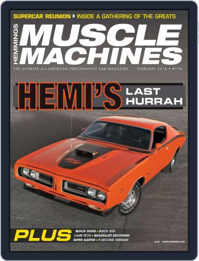 Hemmings Muscle Machines February 1st, 2018 Digital Back Issue Cover