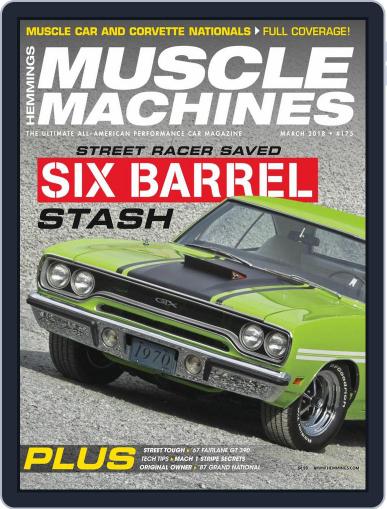 Hemmings Muscle Machines March 1st, 2018 Digital Back Issue Cover