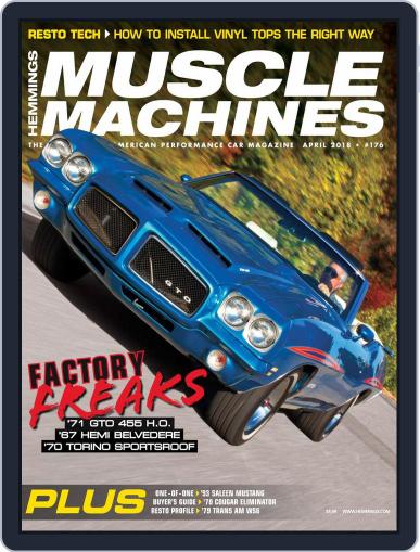 Hemmings Muscle Machines April 1st, 2018 Digital Back Issue Cover