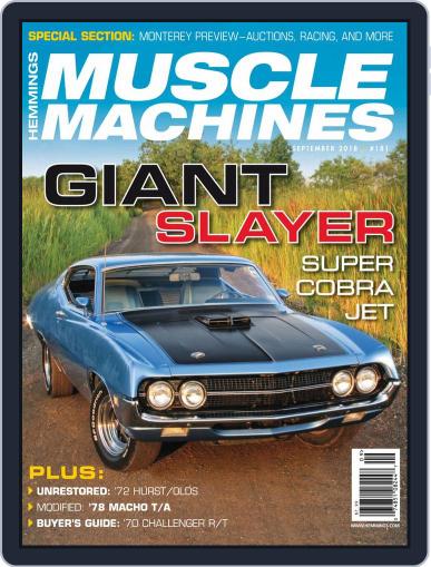 Hemmings Muscle Machines September 1st, 2018 Digital Back Issue Cover