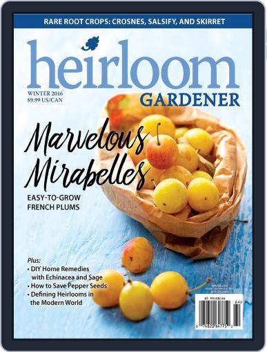 HEIRLOOM GARDENER November 1st, 2016 Digital Back Issue Cover