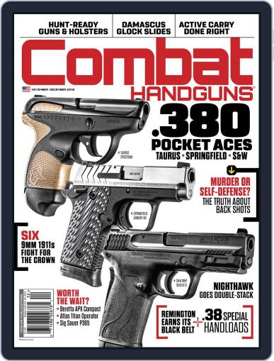 Combat Handguns November 1st, 2018 Digital Back Issue Cover