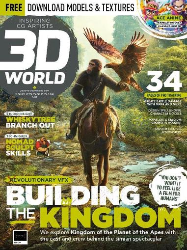 3D World August 1st, 2024 Digital Back Issue Cover