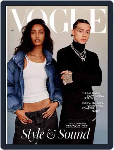 British Vogue July 1st, 2024 Digital Back Issue Cover