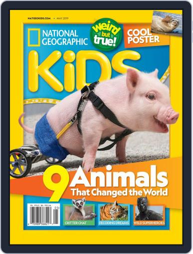 National Geographic Kids May 1st, 2019 Digital Back Issue Cover