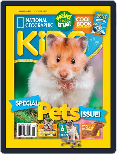National Geographic Kids November 1st, 2019 Digital Back Issue Cover