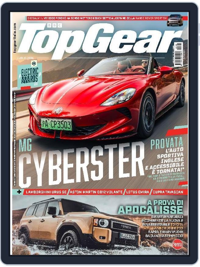 BBC Top Gear Italia June 19th, 2024 Digital Back Issue Cover