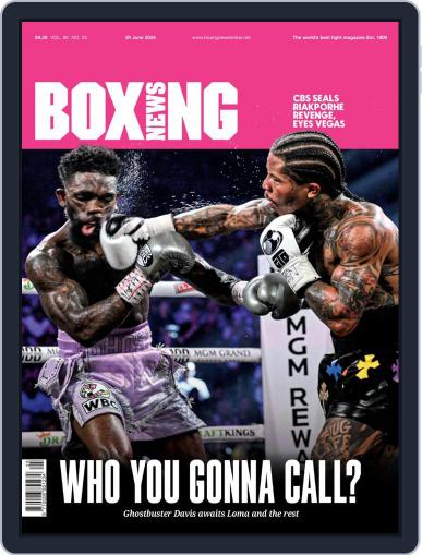 Boxing News June 20th, 2024 Digital Back Issue Cover