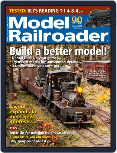 Model Railroader August 1st, 2024 Digital Back Issue Cover
