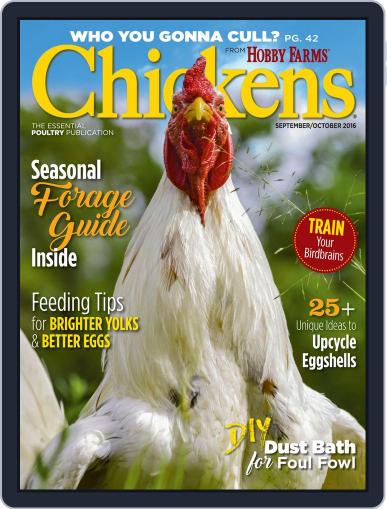 Chickens September 1st, 2016 Digital Back Issue Cover