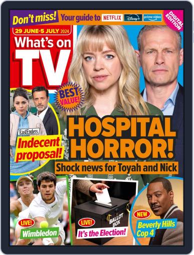 What's on TV July 29th, 2024 Digital Back Issue Cover