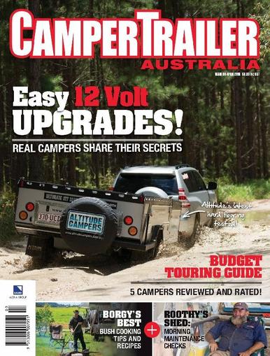 Camper Trailer Australia April 1st, 2016 Digital Back Issue Cover