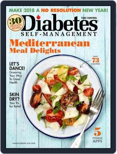 Diabetes Self-Management January 1st, 2018 Digital Back Issue Cover
