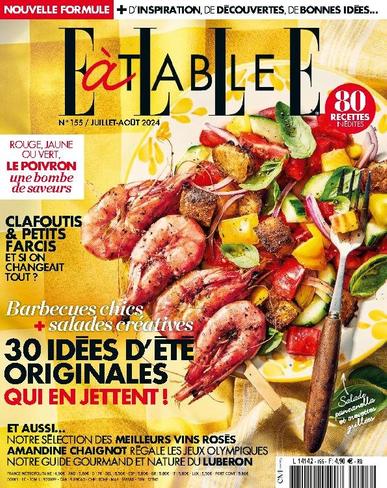 ELLE à Table July 1st, 2024 Digital Back Issue Cover