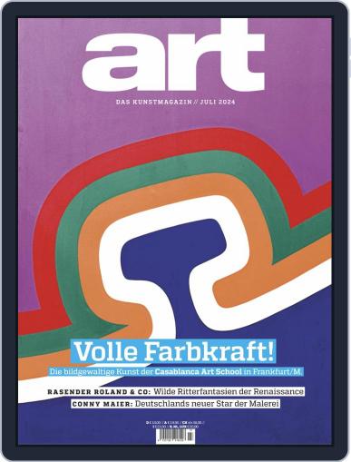art Magazin July 1st, 2024 Digital Back Issue Cover