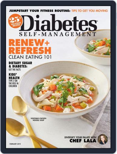 Diabetes Self-Management January 1st, 2019 Digital Back Issue Cover