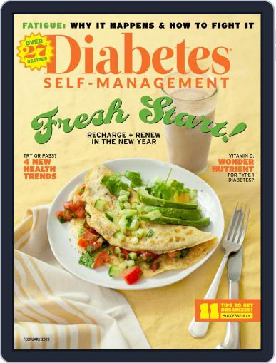 Diabetes Self-Management January 1st, 2020 Digital Back Issue Cover