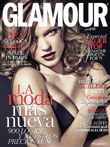 Glamour España February 19th, 2014 Digital Back Issue Cover