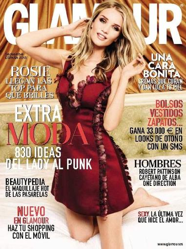 Glamour España August 19th, 2013 Digital Back Issue Cover