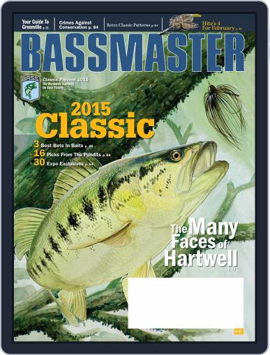 Bassmaster February 1st, 2015 Digital Back Issue Cover
