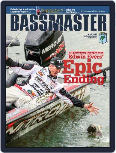 Bassmaster April 1st, 2016 Digital Back Issue Cover