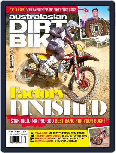 Australasian Dirt Bike August 1st, 2024 Digital Back Issue Cover