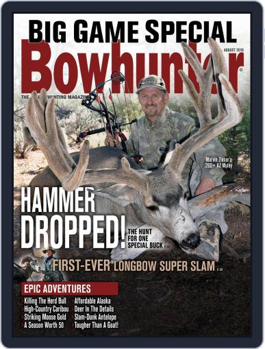Bowhunter August 1st, 2018 Digital Back Issue Cover
