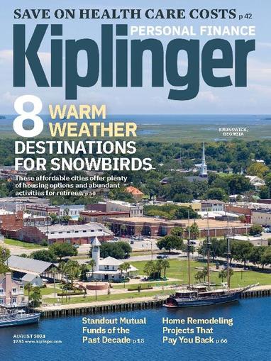 Kiplinger's Personal Finance August 1st, 2024 Digital Back Issue Cover