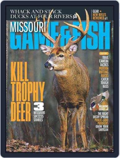 Missouri Game & Fish November 1st, 2018 Digital Back Issue Cover