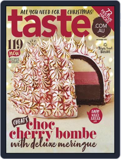 Taste.com.au December 1st, 2018 Digital Back Issue Cover