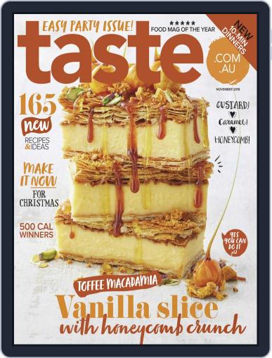 Taste.com.au November 1st, 2019 Digital Back Issue Cover