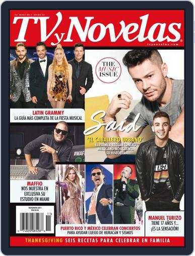 Tvynovelas Usa November 1st, 2017 Digital Back Issue Cover
