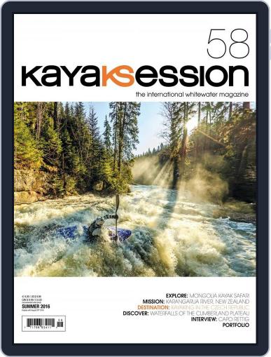 Kayak Session May 12th, 2016 Digital Back Issue Cover