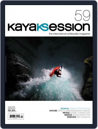 Kayak Session August 1st, 2016 Digital Back Issue Cover