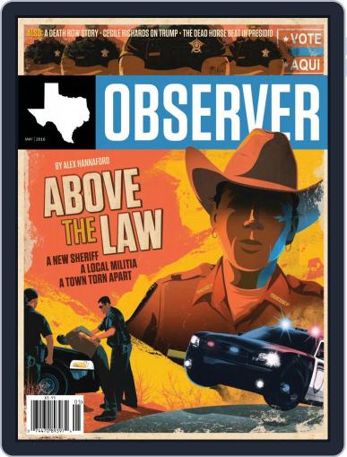 The Texas Observer (Digital) May 1st, 2016 Issue Cover