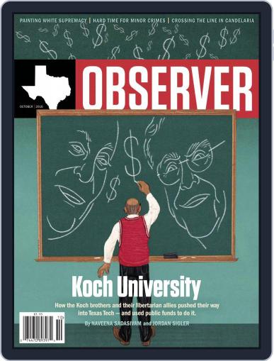 The Texas Observer October 1st, 2016 Digital Back Issue Cover