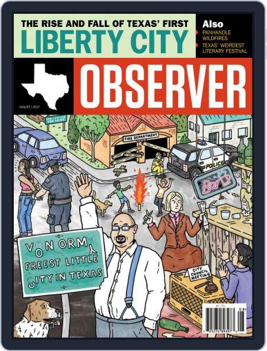 The Texas Observer August 1st, 2017 Digital Back Issue Cover