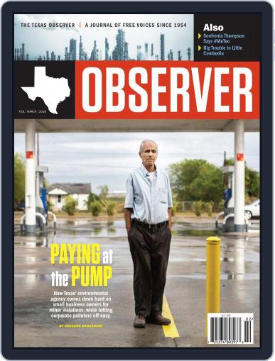 The Texas Observer February 1st, 2018 Digital Back Issue Cover