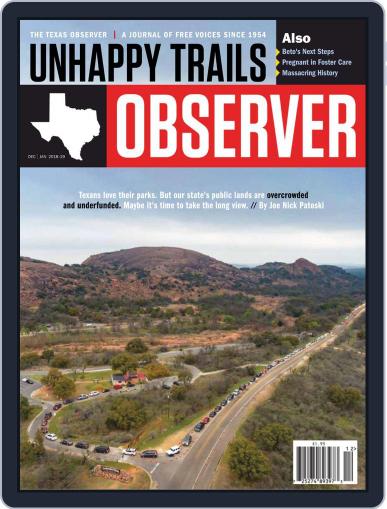 The Texas Observer December 1st, 2018 Digital Back Issue Cover